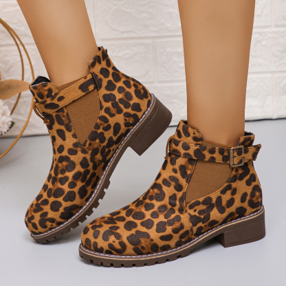 Women's Retro Fashion Flat Ankle Boots
