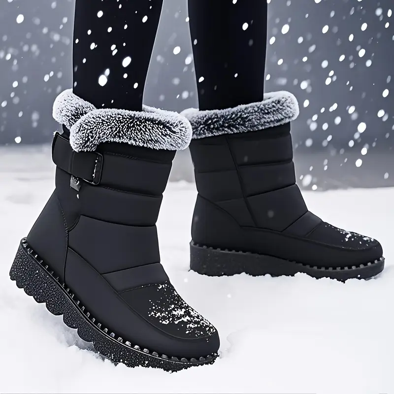 Women's Trendy Fleece-Lined Warm Winter Ankle Boots for Walking, Home, Outings, And Dates