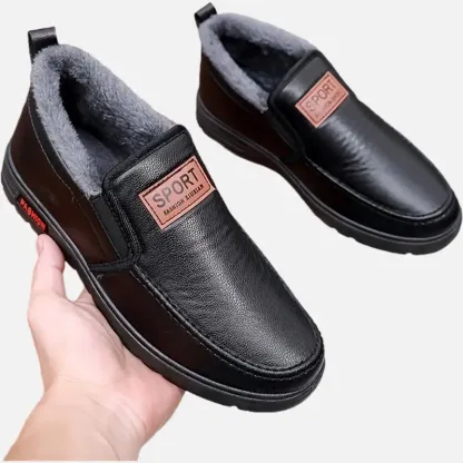 Men's Cold Protection and Warmth Velvet Winter Shoes Boots