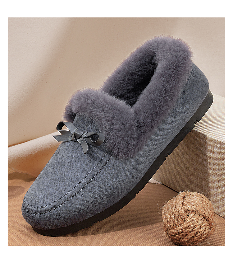 Women's Warm and Stylish Slip-on Flat Shoes