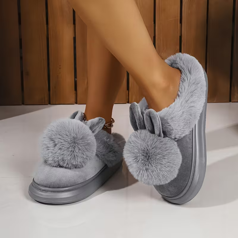 Women's Thermal Insulated House Shoes Non-Slip Indoor/Outdoor Footwear