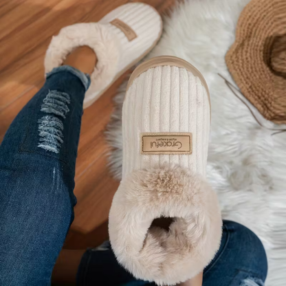 Women's Warm & Soft Non-Slip Thick-Soled Slippers Indoor/Outdoor House Shoes