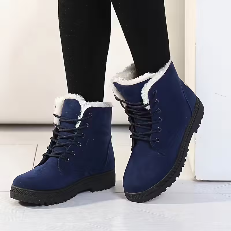 Last Day Promotion 70% OFF - Women Wool Lined Water Resistant Non-Slip Snow Boots, Orthopedic Winter Walking Shoes