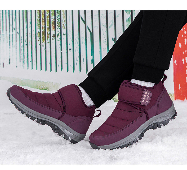 Men’s and Women's Fur-Lined Snow Arch Support Waterproof & Non-Slip Boots