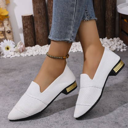 Women's Fashion Breathable Knit Slip-On Shoes