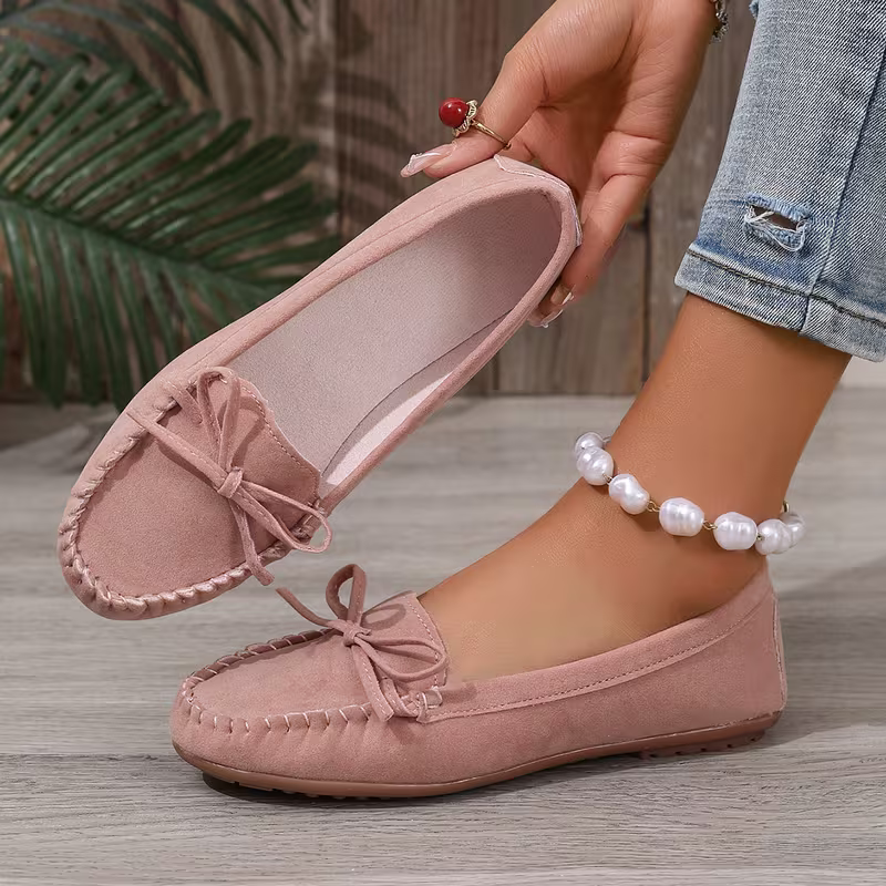 Women's Comfortable And Lightweight Bows Flat Shoes