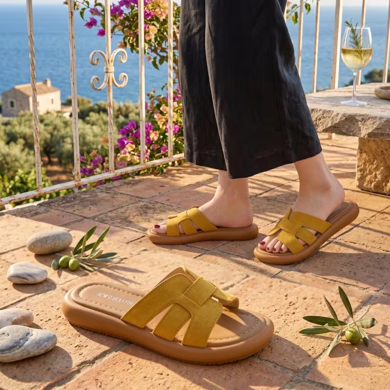 Women's Soft & Comfortable Flat Sandals Beach Shoes