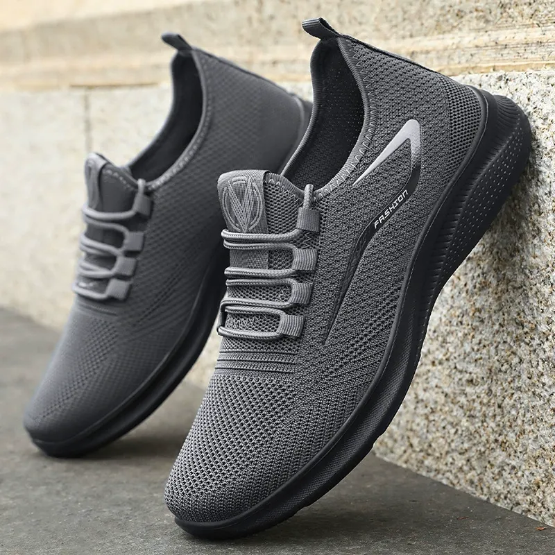 Men's Lightweight Breathable Mesh Trainers Walking Shoes