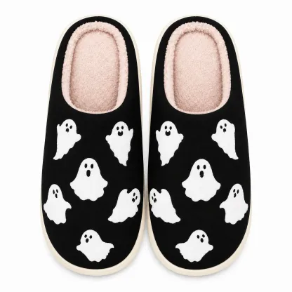 [Copy]Women's Fluffy Collar Highland Cow Indoor/Outdoor shoes Boots Slippers