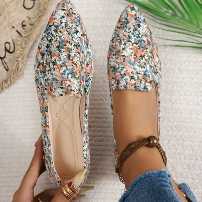 Women's Soft Printed Slip-On Shoes Loafers