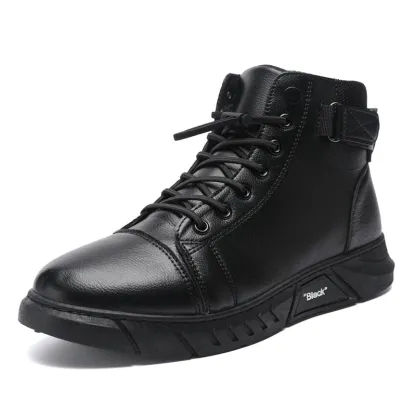 Men’s Quality Leather Shoes Ankle Boots