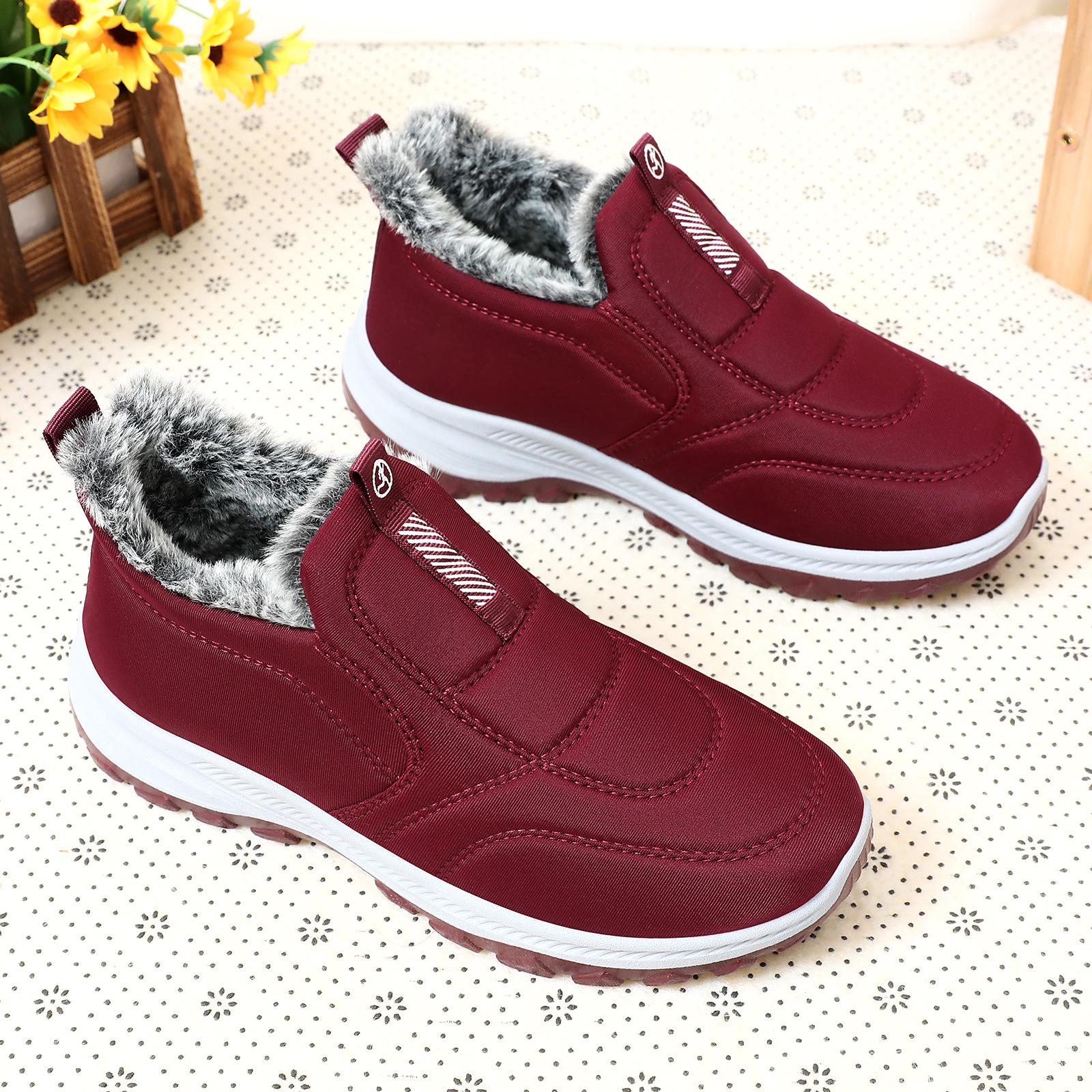 Women's Warm Fleece-Lined Anti-slip Winter Orthopedic Ankle Boots