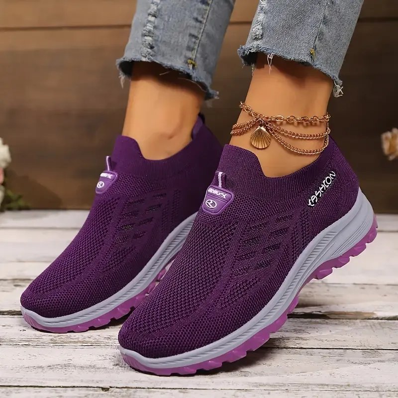 Women's New Comfortable & Breathable Slip-On Walking Shoes Sneakers
