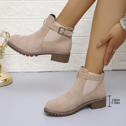 Women's Retro Fashion Flat Ankle Boots