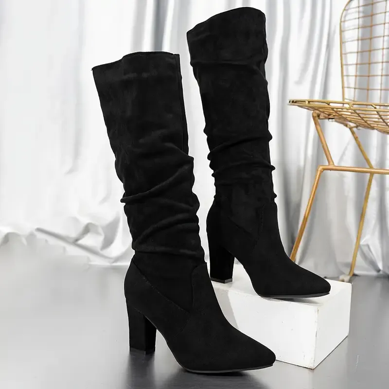 Women's Stylish Elegant Versatile Knee-High Boots for Home, Business, Casual Wear, Beach, Vacation, Parties & Weddings