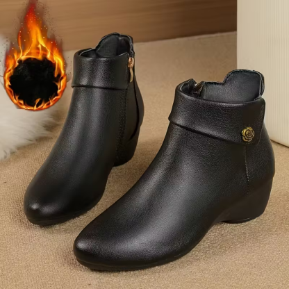 Women's Stylish & Comfortable Chunky Mid-Heel Ankle Boots for Everyday & Special Occasions