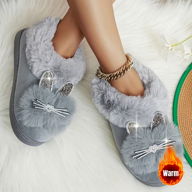 Women's Warm & Comfortable Winter Slippers Indoor/Outdoor Shoes