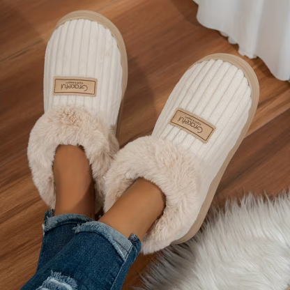 Women's Warm & Soft Non-Slip Thick-Soled Slippers Indoor/Outdoor House Shoes