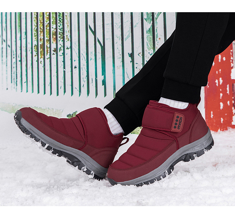 Men’s and Women's Fur-Lined Snow Arch Support Waterproof & Non-Slip Boots