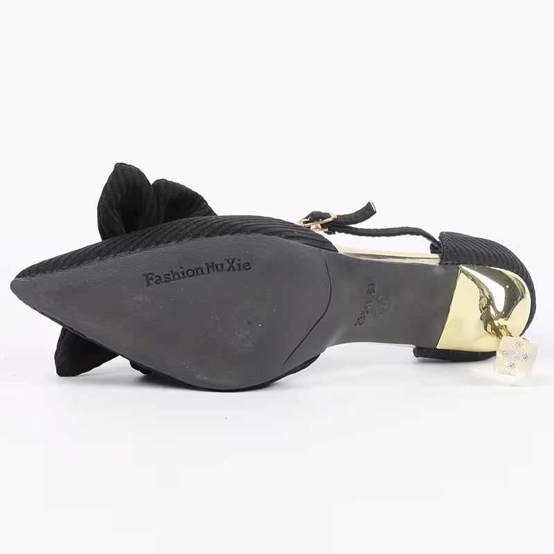 Women's Fashion Elegant Bow Strap Pumps High Heel Sandals