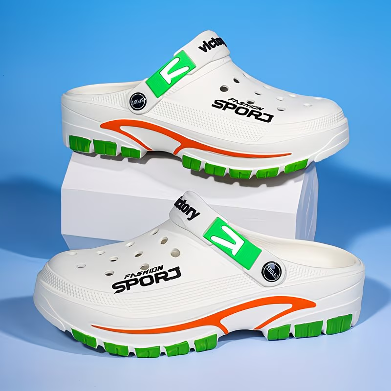Men's Fashion Non-Slip Summer Clogs Sandals for Indoor/Outdoor Wear