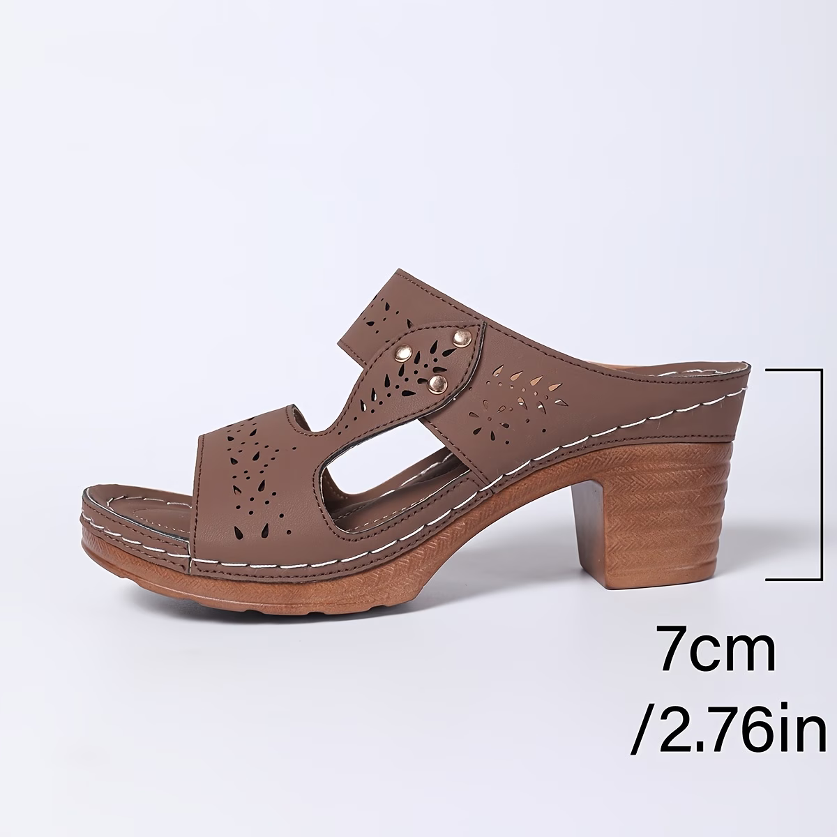 Women's Elegant & Comfortable Ethnic Style Chunky heel Sandals Slippers