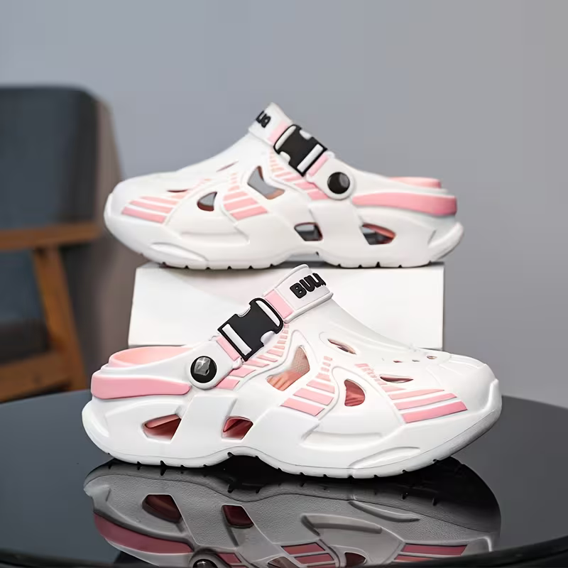 Women's Trendy Breathable Height-Increasing Slides Thick-Soled Sandals Beach Shoes