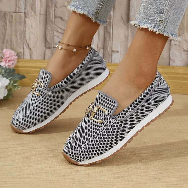 Women's Stylish Orthopaedic Slip‑On Loafers Walking Shoes Trainers