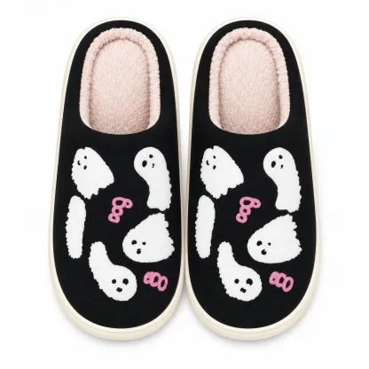 [Copy]Women's Fluffy Collar Highland Cow Indoor/Outdoor shoes Boots Slippers
