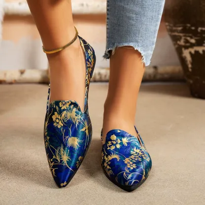 Women's Soft Printed Slip-On Shoes Loafers