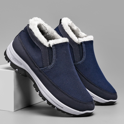 Men's Thickened Warm Non-slip Slip-on Outdoor Shoes