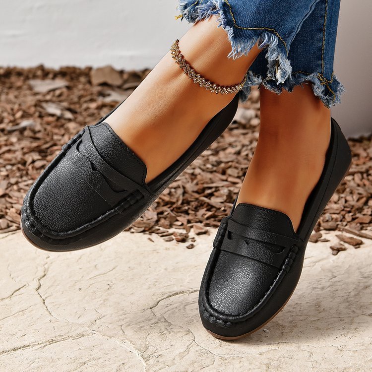 Women's Soft and Comfortable Flats Loafers Slip-On Shoes
