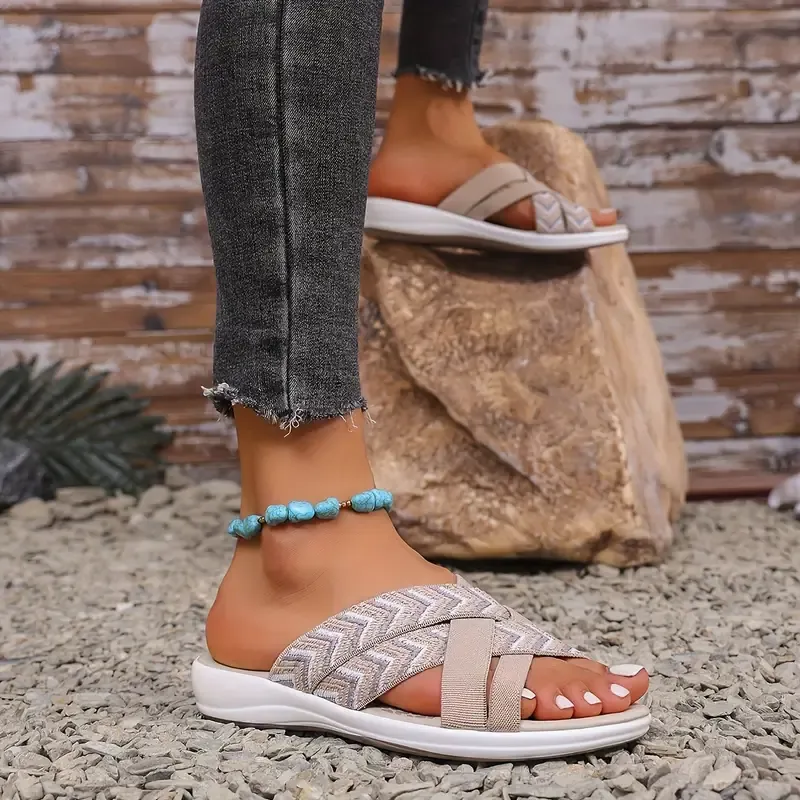 Women's Orthopedic Arch Support Walking Slides Sandals