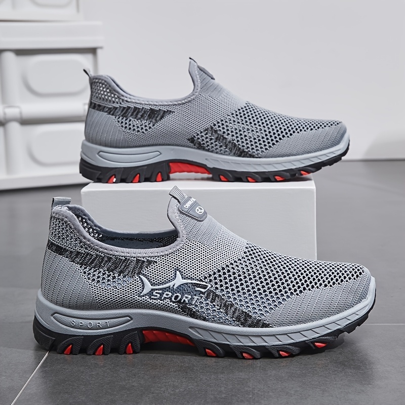 Men's Lightweight Breathable Anti-slip Sneakers for Outdoor Activities