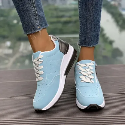 Women's Fashion Wedge Orthopedic Sneakers Outdoor Walking Trainers