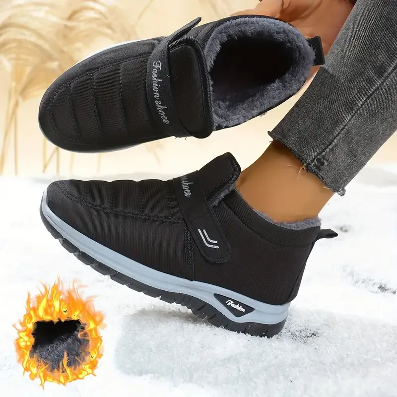 Women's Warm & Lightweight Plush Lined Interior Non-Slip Winter Slip-On Boots