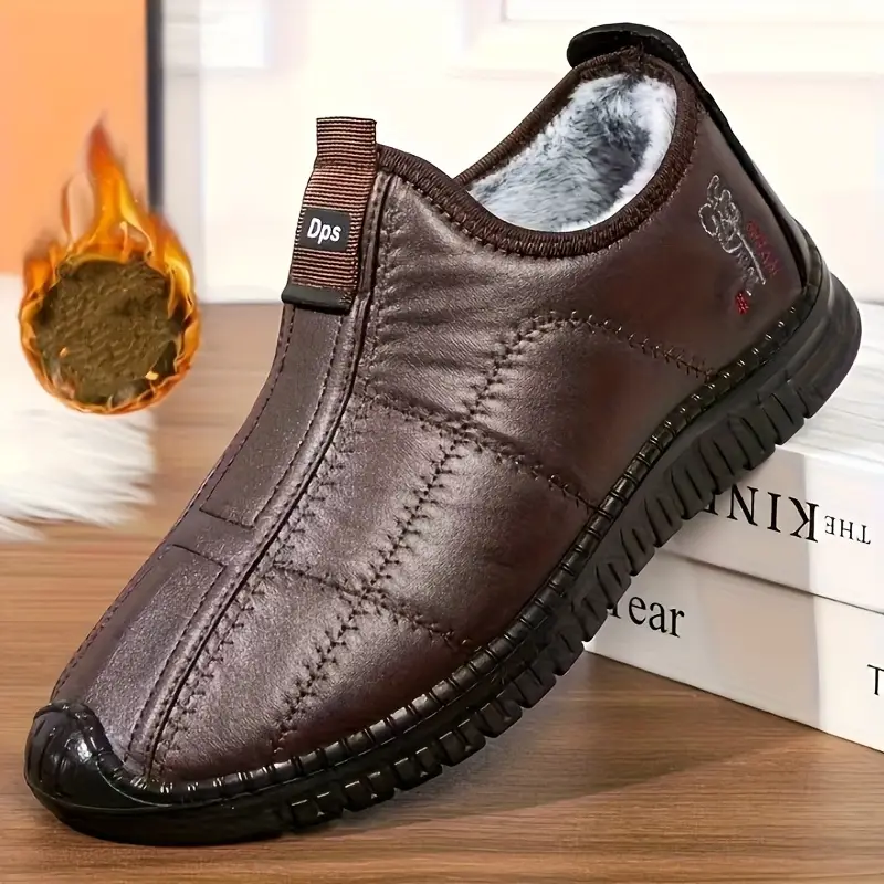 Men's Winter Slip-Resistant Thermal Slip-On Shoes