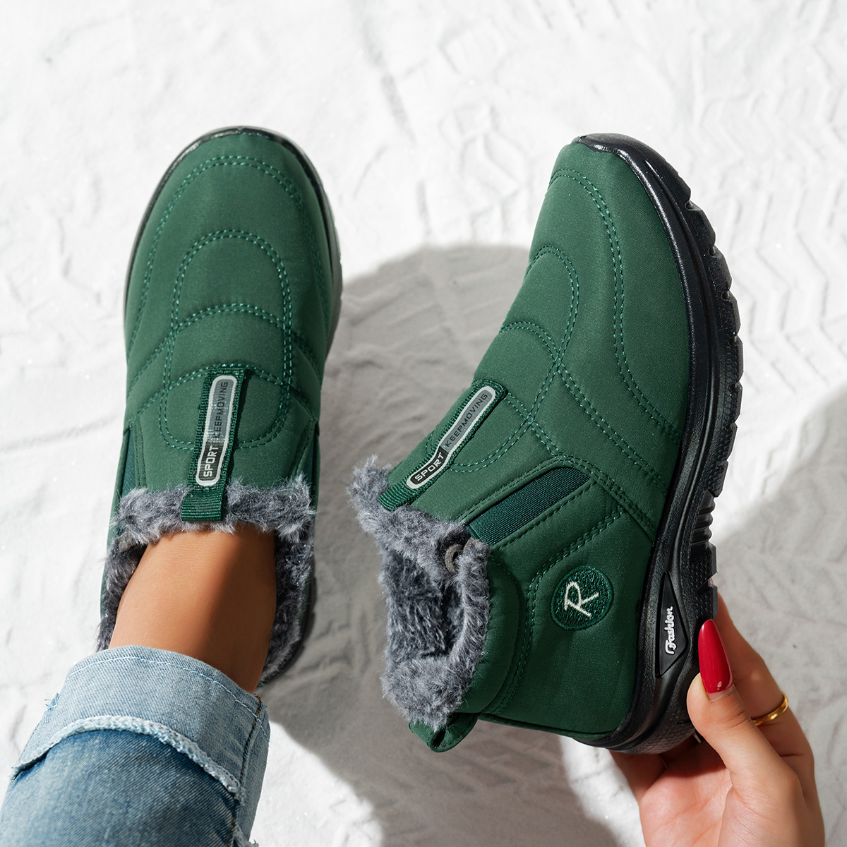 Women's Warm Waterproof and Non-slip Orthopedic Winter Shoes Boots