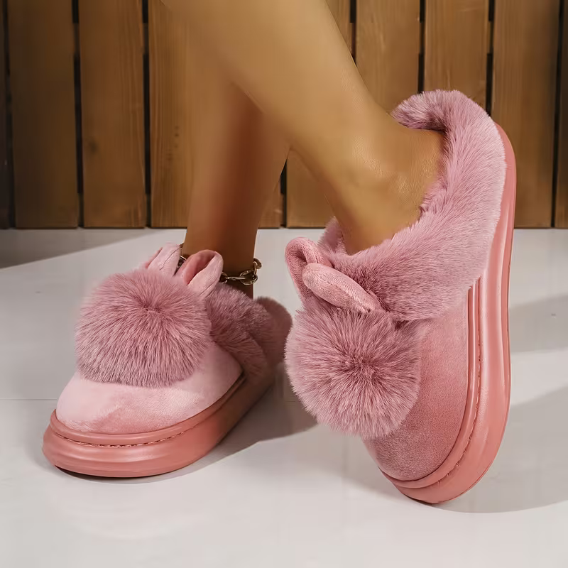 Women's Thermal Insulated House Shoes Non-Slip Indoor/Outdoor Footwear