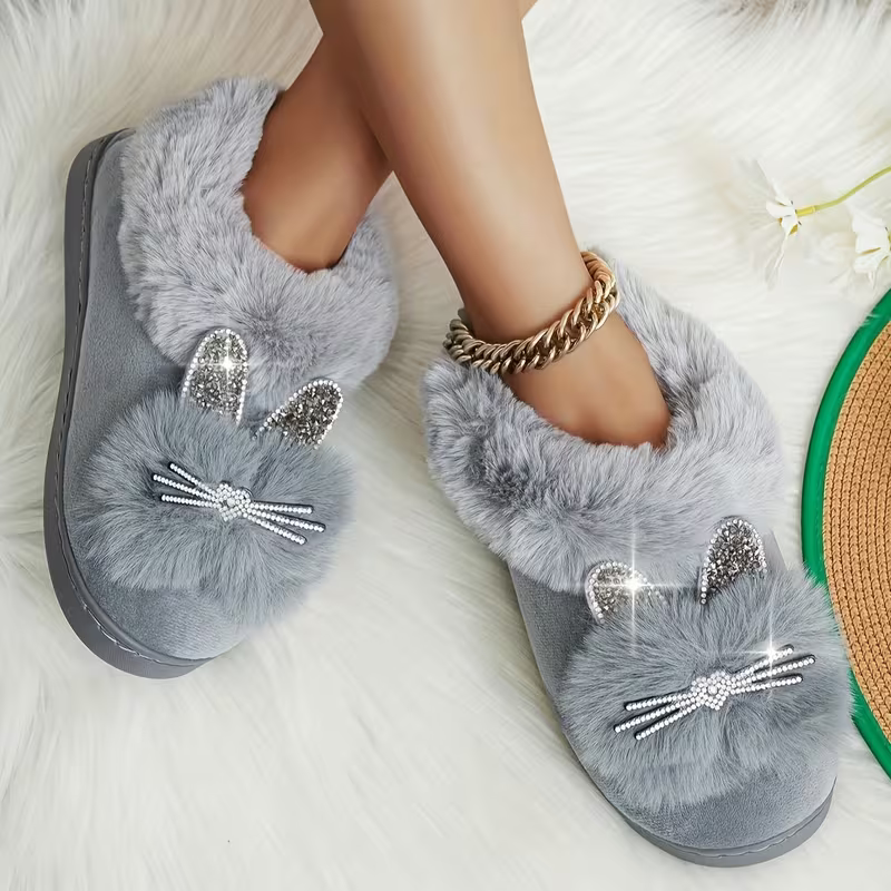 Women's Warm & Comfortable Winter Slippers Indoor/Outdoor Shoes