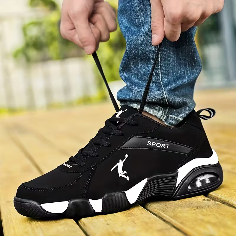 Unisex Comfortable Air Cushion Low-Top Sneakers Shoes for Running, Walking, Training