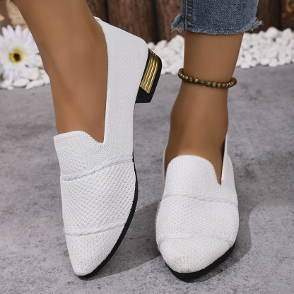 Women's Fashion Breathable Knit Slip-On Shoes