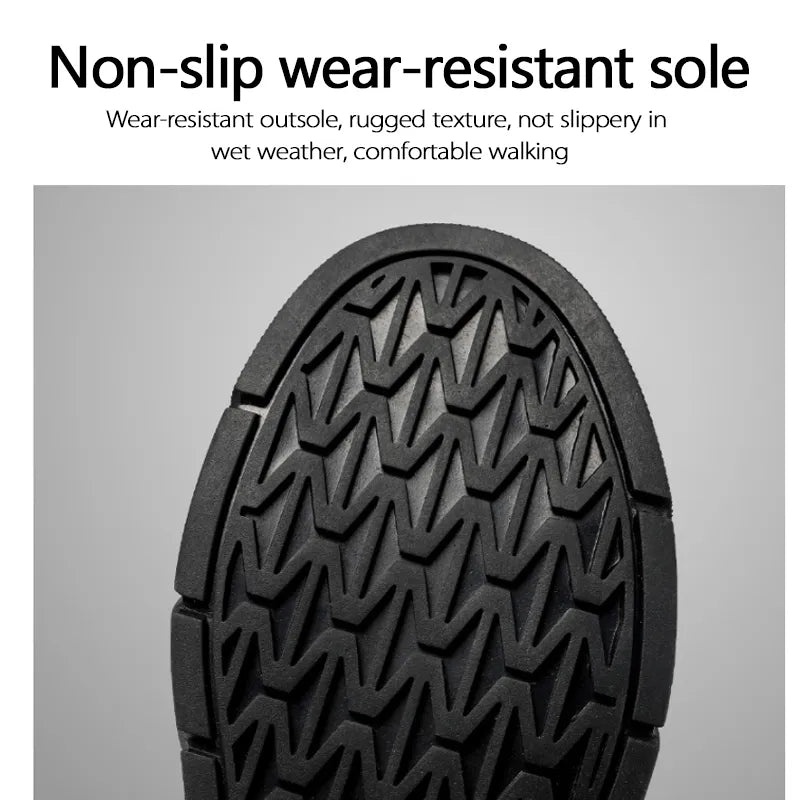 Men’s Genuine Leather Fleece-Lined Orthopedic Ankle Boots