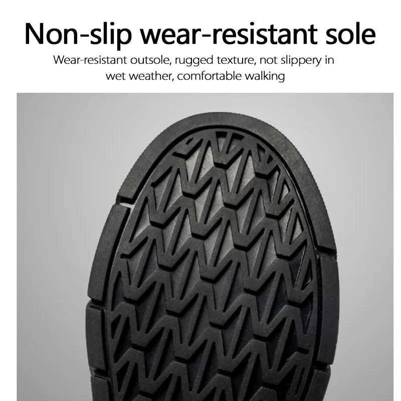 Men’s Genuine Leather Fleece-Lined Orthopedic Ankle Boots