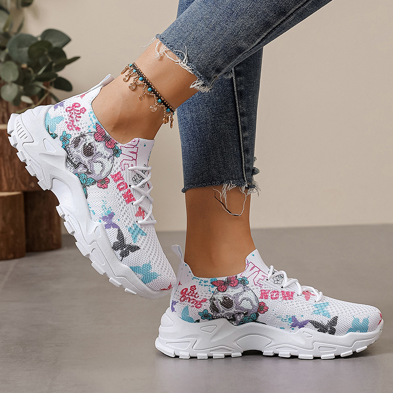 Women's Fashion Breathable Sneakers Lightweight Walking Shoes Comfortable Versatile Running Shoes