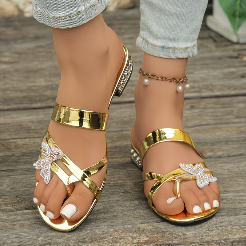 Women's Open Toes Flat Summer Sandals for Beach Vacations