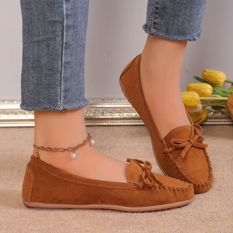 Women's Comfortable And Lightweight Bows Flat Shoes