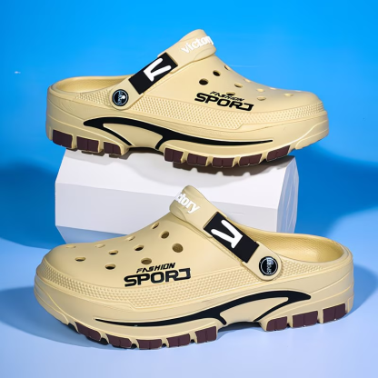 Men's Fashion Non-Slip Summer Clogs Sandals for Indoor/Outdoor Wear