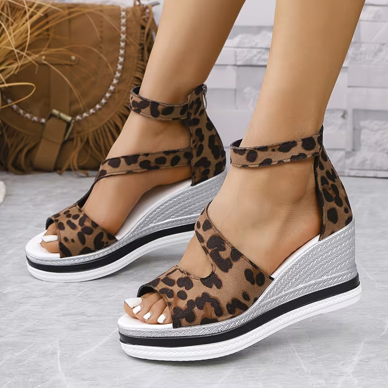 Women's Fashion Thick-soled Wedge Sandals Roman Shoes