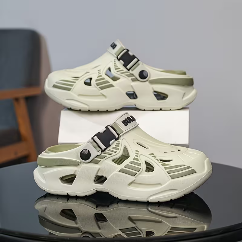 Women's Trendy Breathable Height-Increasing Slides Thick-Soled Sandals Beach Shoes